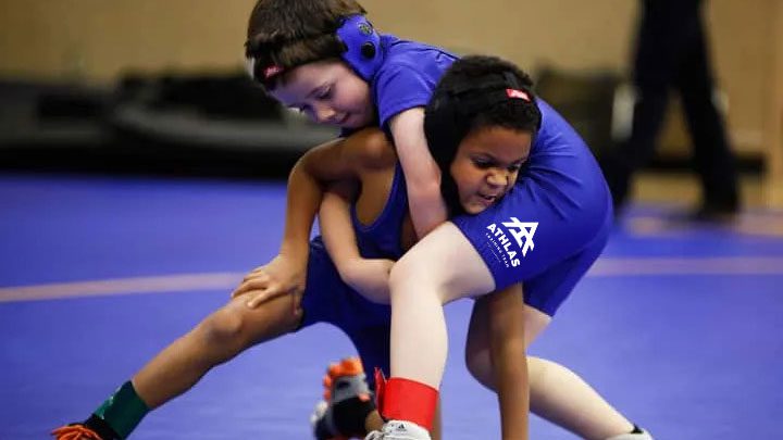 Kids Build Strength and Confidence Through Wrestling Practice.
